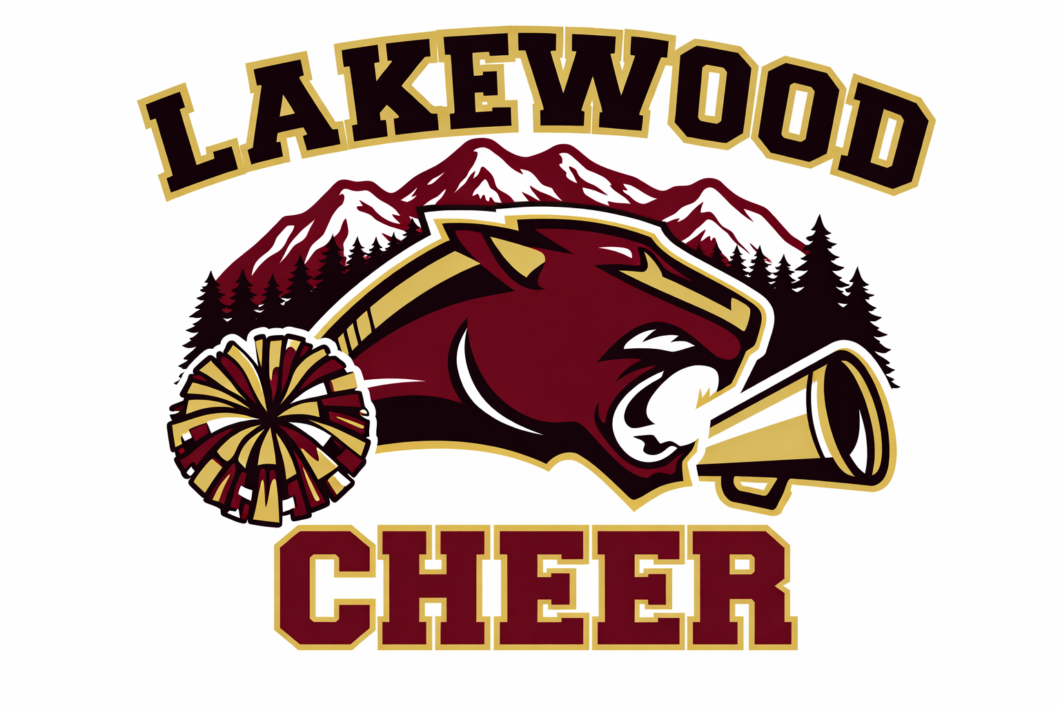 Lakewood Cheer logo design